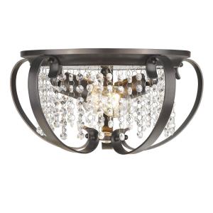 Ella - 2 Light Flush Mount in Contemporary style - 7 Inches high by 14.5 Inches wide